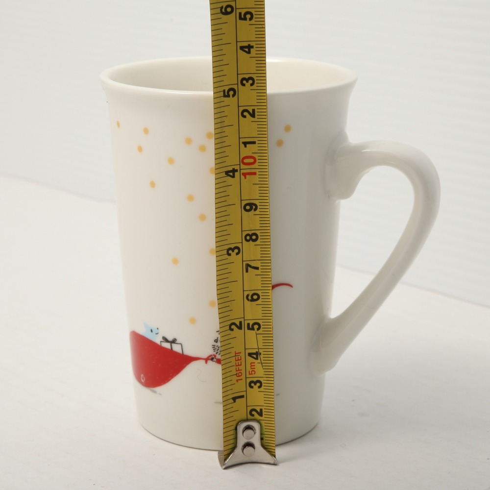 Starbucks Christmas Santa Gift Bag Coffee Mug Tall 10 oz Holiday 2019 - Picture 6 of 6